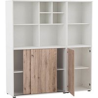 MÖBELPARTNER Regalschrank 400, 701775 weiß, wildeiche 151,1 cm 41,0 cm MÖBELPARTNER Regalschrank 400, 701775 weiß, wildeiche 151,1 cm 41,0 cm von MÖBELPARTNER