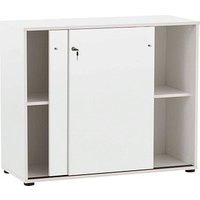 MÖBELPARTNER Schiebetürenschrank 400, 701763 weiß 1 Fachboden 100,1 x 41,0 x 83,6 cm von MÖBELPARTNER