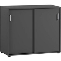 MÖBELPARTNER Schiebetürenschrank Niels, 701886 anthrazit 2 Fachböden 100,0 x 41,0 x 83,6 cm MÖBELPARTNER Schiebetürenschrank Niels, 701886 anthrazit 2 Fachböden 100,0 x 41,0 x 83,6 cm von MÖBELPARTNER