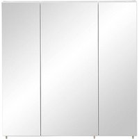 MÖBELPARTNER Spiegelschrank Basic 134106 weiß glanz 70,0 x 16,0 x 70,7 cm von MÖBELPARTNER