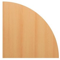 MÖBELPARTNER Verbindungsplatte Riga buche, dreieckig 65,0 x 65,0 x 2,2 cm von MÖBELPARTNER