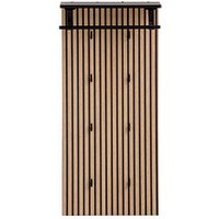 MÖBELPARTNER Wandgarderobe Hank 157120 eiche Holz 8 Haken 50,0 x 110,6 cm MÖBELPARTNER Wandgarderobe Hank 157120 eiche Holz 8 Haken 50,0 x 110,6 cm von MÖBELPARTNER