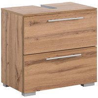 MÖBELPARTNER Waschbeckenunterschrank Carlos 148595 eiche landhaus 60,2 x 35,0 x 59,1 cm von MÖBELPARTNER