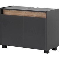 MÖBELPARTNER Waschbeckenunterschrank Cosmo 148465 anthrazit 80,0 x 33,0 x 54,6 cm von MÖBELPARTNER