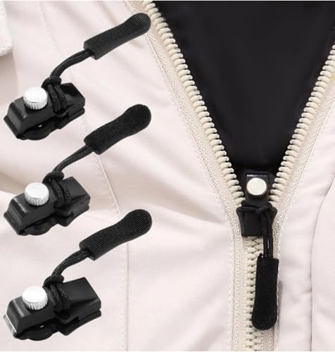 Zipper Reißverschluss Reparatur Universell Anwendbar, Einfach Zu Bedienen für Bekleidung, Taschen und Kinder-Spielzeug (2 x M) von MOEEOS