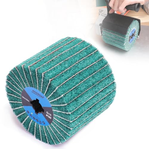 MOGRQAP Schleifwalze Bürste Körnung 180 Schleifhülsen, Schleifrolle Bürste mit Schleifpapier Schleifwalzen für Satiniermaschine Bürstmaschine Holz Metall Oberfläche Polieren MOGRQAP Schleifwalze Bürste Körnung 180 Schleifhülsen, Schleifrolle Bürste mit Schleifpapier Schleifwalzen für Satiniermaschine Bürstmaschine Holz Metall Oberfläche Polieren von MOGRQAP