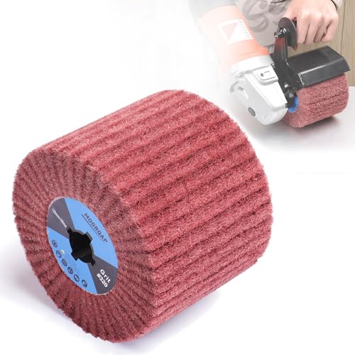 MOGRQAP Schleifwalze Bürste Körnung 320 Schleifhülsen, Schleifrolle Bürste Schleifwalzen für Satiniermaschine Bürstmaschine Holz Metall Oberfläche Polieren MOGRQAP Schleifwalze Bürste Körnung 320 Schleifhülsen, Schleifrolle Bürste Schleifwalzen für Satiniermaschine Bürstmaschine Holz Metall Oberfläche Polieren von MOGRQAP