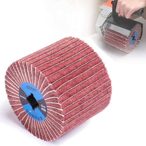 MOGRQAP Schleifwalze Bürste Körnung 320 Schleifhülsen, Schleifrolle Bürste mit Schleifpapier Schleifwalzen für Satiniermaschine Bürstmaschine Holz Metall Oberfläche Polieren MOGRQAP Schleifwalze Bürste Körnung 320 Schleifhülsen, Schleifrolle Bürste mit Schleifpapier Schleifwalzen für Satiniermaschine Bürstmaschine Holz Metall Oberfläche Polieren von MOGRQAP