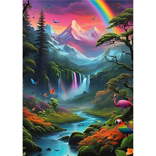 MOGTAA 5D Diamond Painting Erwachsene, Landschaft Diamant Painting Bilder Erwachsene Anfänger, DIY Diamond Art Regenbogen Diamant Malerei Bilder für Home Wand Dekor 30x40cm MOGTAA 5D Diamond Painting Erwachsene, Landschaft Diamant Painting Bilder Erwachsene Anfänger, DIY Diamond Art Regenbogen Diamant Malerei Bilder für Home Wand Dekor 30x40cm von MOGTAA