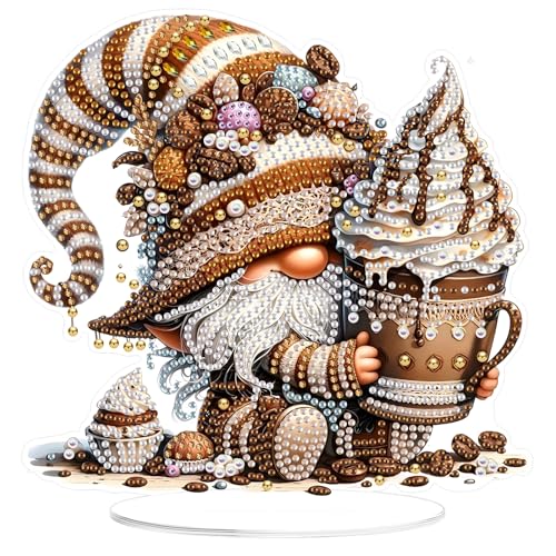MOGTAA 5D Diamond Painting Zwerg Desktop Deko für Erwachsene Kinder, Diamond Painting Tisch Deko Set, DIY Gnomes Diamant Painting Bilder Bastelset Kreativ Set für Zimmer Büro Desktop MOGTAA 5D Diamond Painting Zwerg Desktop Deko für Erwachsene Kinder, Diamond Painting Tisch Deko Set, DIY Gnomes Diamant Painting Bilder Bastelset Kreativ Set für Zimmer Büro Desktop von MOGTAA