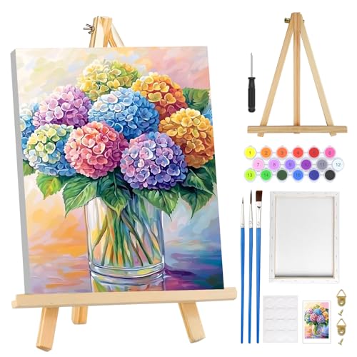 MOGTAA Blume Malen Nach Zahlen Erwachsene mit Rahmen, Blumen in Vase Malen Nach Zahlen Mit Holzstaffelei, DIY Ölgemälde Leinwand Set Acrylic Malerei Bilder für Home Dekor, 20x30cm MOGTAA Blume Malen Nach Zahlen Erwachsene mit Rahmen, Blumen in Vase Malen Nach Zahlen Mit Holzstaffelei, DIY Ölgemälde Leinwand Set Acrylic Malerei Bilder für Home Dekor, 20x30cm von MOGTAA