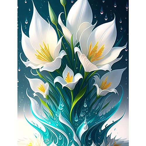 MOGTAA Blume Diamond Painting Erwachsene, 5D Blume Diamant Painting Bilder für Erwachsene Kinder, DIY Diamond Art Landschaft Diamant Malerei Bilder für Heimdecor 30x40cm MOGTAA Blume Diamond Painting Erwachsene, 5D Blume Diamant Painting Bilder für Erwachsene Kinder, DIY Diamond Art Landschaft Diamant Malerei Bilder für Heimdecor 30x40cm von MOGTAA