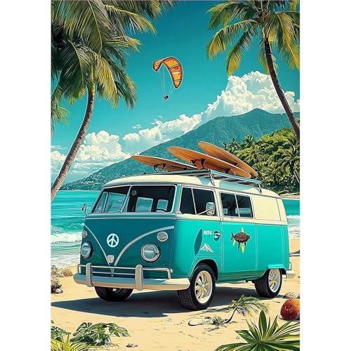MOGTAA Bus Diamond Painting Erwachsene, 5D Seen Landschaft Diamant Painting Bilder Erwachsene Anfänger, DIY Full Drill Diamant Malerei Bilder für Home Wand Dekor 30x40cm MOGTAA Bus Diamond Painting Erwachsene, 5D Seen Landschaft Diamant Painting Bilder Erwachsene Anfänger, DIY Full Drill Diamant Malerei Bilder für Home Wand Dekor 30x40cm von MOGTAA