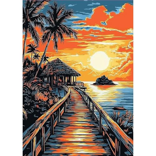 MOGTAA Diamond Painting Erwachsene, 5D Landschaft Sonnenuntergang Diamant Painting Bilder Erwachsene Anfänger, DIY Full Drill Diamant Malerei Bilder für Home Wand Dekor 30x40cm MOGTAA Diamond Painting Erwachsene, 5D Landschaft Sonnenuntergang Diamant Painting Bilder Erwachsene Anfänger, DIY Full Drill Diamant Malerei Bilder für Home Wand Dekor 30x40cm von MOGTAA