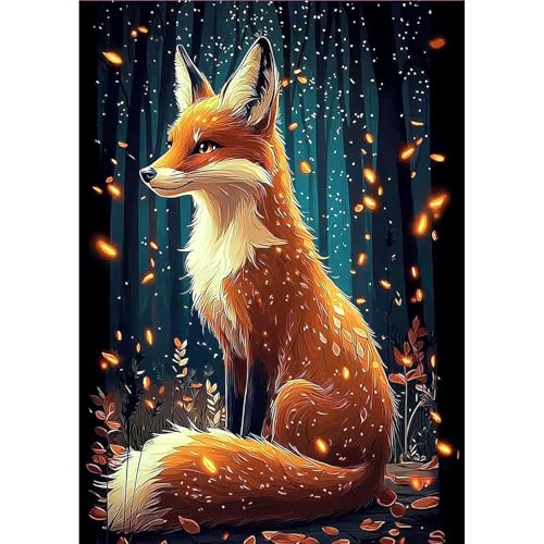 MOGTAA Diamond Painting Erwachsene Fuchs, 5D Tiere Diamant Painting Bilder Erwachsene Anfänger, DIY Full Drill Diamant Malerei Bilder für Home Wand Dekor 30x40cm MOGTAA Diamond Painting Erwachsene Fuchs, 5D Tiere Diamant Painting Bilder Erwachsene Anfänger, DIY Full Drill Diamant Malerei Bilder für Home Wand Dekor 30x40cm von MOGTAA