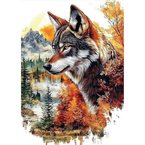 MOGTAA Diamond Painting Erwachsene Wölfe, 5D Landschaft Diamant Painting Bilder Erwachsene Anfänger, DIY Full Drill Diamant Malerei Bilder für Home Wand Dekor 30x40cm MOGTAA Diamond Painting Erwachsene Wölfe, 5D Landschaft Diamant Painting Bilder Erwachsene Anfänger, DIY Full Drill Diamant Malerei Bilder für Home Wand Dekor 30x40cm von MOGTAA