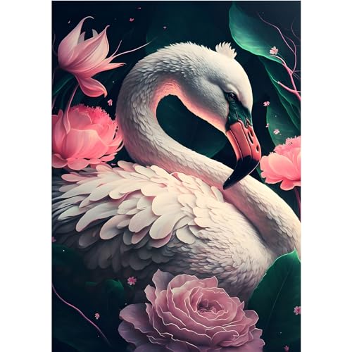 MOGTAA Diamond Painting Set Weißer Schwan, 5D Blumen Diamant Painting Bilder für Anfänger, DIY Diamond Art Tiere Diamant Malerei Bilder für Home Dekor 30x40cm MOGTAA Diamond Painting Set Weißer Schwan, 5D Blumen Diamant Painting Bilder für Anfänger, DIY Diamond Art Tiere Diamant Malerei Bilder für Home Dekor 30x40cm von MOGTAA