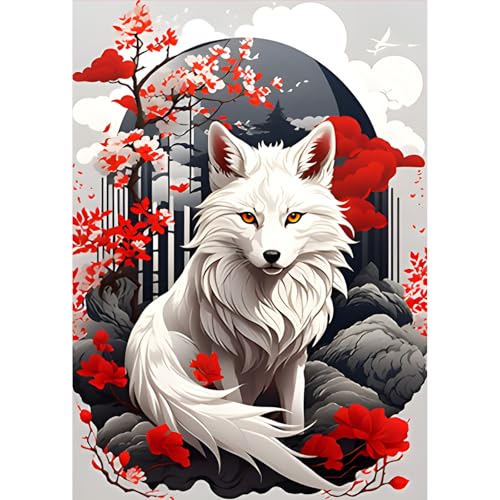 MOGTAA Fuchs Diamond Painting Erwachsene, 5D Blumen Diamant Painting Bilder Erwachsene Anfänger, DIY Full Drill Diamant Malerei Bilder für Home Wand Dekor 30x40cm MOGTAA Fuchs Diamond Painting Erwachsene, 5D Blumen Diamant Painting Bilder Erwachsene Anfänger, DIY Full Drill Diamant Malerei Bilder für Home Wand Dekor 30x40cm von MOGTAA