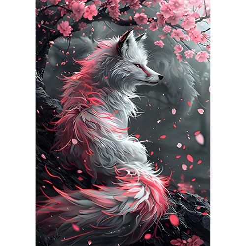 MOGTAA Fuchs Diamond Painting Erwachsene, 5D Landschaft Kirschblüte Diamant Painting Bilder Erwachsene Anfänger, DIY Full Drill Diamant Malerei Bilder für Home Wand Dekor 30x40cm MOGTAA Fuchs Diamond Painting Erwachsene, 5D Landschaft Kirschblüte Diamant Painting Bilder Erwachsene Anfänger, DIY Full Drill Diamant Malerei Bilder für Home Wand Dekor 30x40cm von MOGTAA