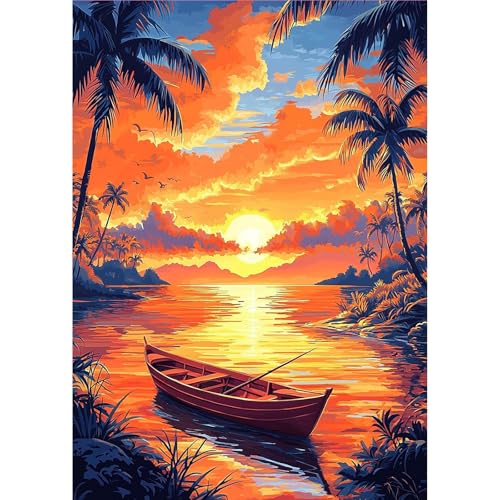 MOGTAA Landschaft Diamond Painting Erwachsene, 5D Sonnenuntergang Diamant Painting Bilder Erwachsene Anfänger, DIY Full Drill Diamant Malerei Bilder für Home Wand Dekor 30x40cm MOGTAA Landschaft Diamond Painting Erwachsene, 5D Sonnenuntergang Diamant Painting Bilder Erwachsene Anfänger, DIY Full Drill Diamant Malerei Bilder für Home Wand Dekor 30x40cm von MOGTAA