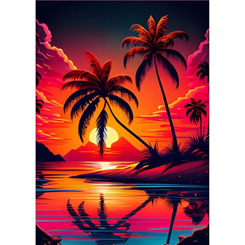 MOGTAA Sonnenuntergang Diamond Painting Erwachsene, 5D Landschaft Diamant Painting Bilder Set, DIY Diamond Art Baum Diamant Malerei Bilder für Home Dekor 30x40cm MOGTAA Sonnenuntergang Diamond Painting Erwachsene, 5D Landschaft Diamant Painting Bilder Set, DIY Diamond Art Baum Diamant Malerei Bilder für Home Dekor 30x40cm von MOGTAA