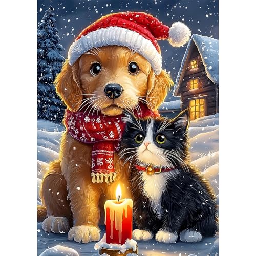 MOGTAA Weihnachten Diamond Painting Erwachsene, 5D Tiere Diamant Painting Bilder Erwachsene Anfänger, DIY Diamond Art Winter Diamant Malerei Bilder für Home Wand Dekor 30x40cm MOGTAA Weihnachten Diamond Painting Erwachsene, 5D Tiere Diamant Painting Bilder Erwachsene Anfänger, DIY Diamond Art Winter Diamant Malerei Bilder für Home Wand Dekor 30x40cm von MOGTAA