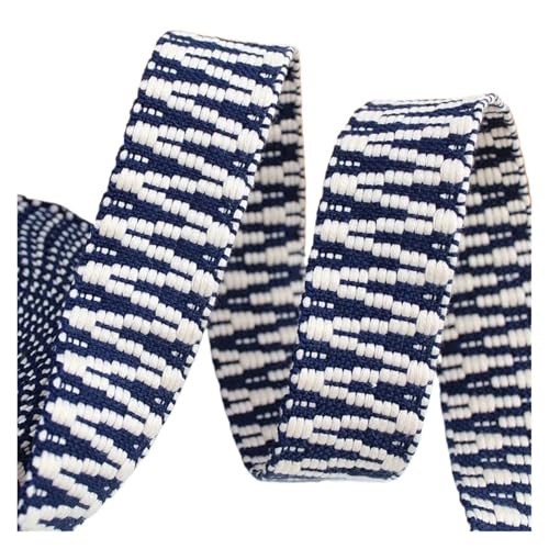 1/2/3/4/5 Yards 38 mm Jacquard-Gurtband, Schultergurt, Canvas, Gürtel, Taschengurt, Gepäck, Schrägband, Kleidungsstück, Nähzubehör für Kleidung Home Decor Hochzeit Tasche Riemen(Color 9,3Yards) von MOHUIED
