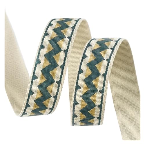 1–5 m, 38/50 mm, Jacquard-Gurtband, 1,30 dickes Band for Taschengurte, Schuhe, Schrägband, DIY-Kleidung, Nähzubehör für Kleidung Home Decor Hochzeit Tasche Riemen(Color 1,3.0Meters) von MOHUIED