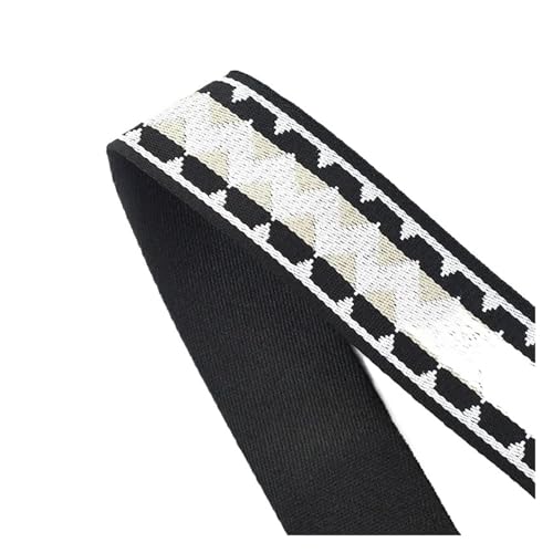 1–5 m, 38/50 mm, Jacquard-Gurtband, 1,30 dickes Band for Taschengurte, Schuhe, Schrägband, DIY-Kleidung, Nähzubehör für Kleidung Home Decor Hochzeit Tasche Riemen(Color 11,5Meters) von MOHUIED