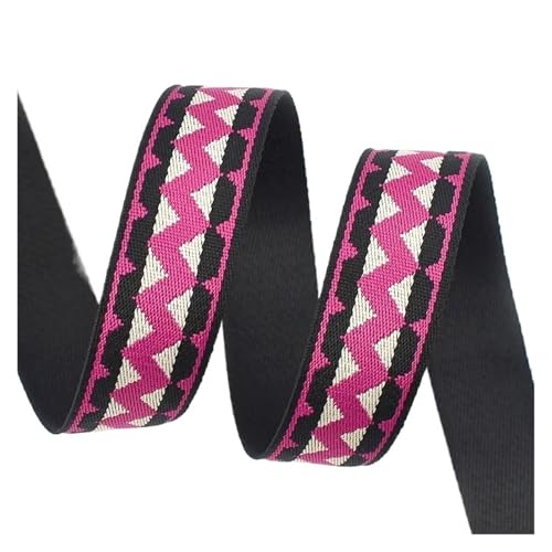 1–5 m, 38/50 mm, Jacquard-Gurtband, 1,30 dickes Band for Taschengurte, Schuhe, Schrägband, DIY-Kleidung, Nähzubehör für Kleidung Home Decor Hochzeit Tasche Riemen(Color 2,1Meter) von MOHUIED