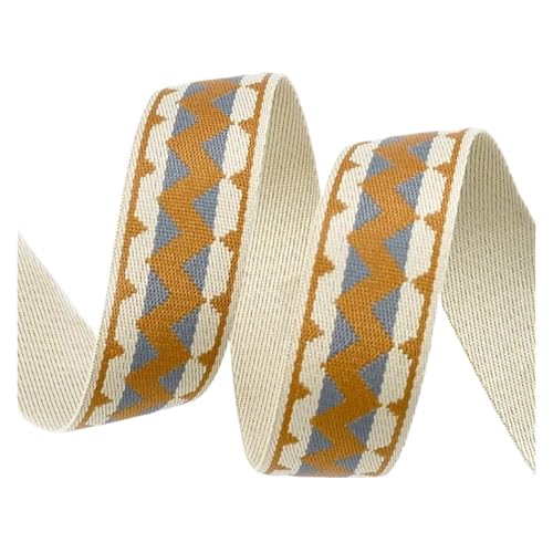1–5 m, 38/50 mm, Jacquard-Gurtband, 1,30 dickes Band for Taschengurte, Schuhe, Schrägband, DIY-Kleidung, Nähzubehör für Kleidung Home Decor Hochzeit Tasche Riemen(Color 3,1Meter) von MOHUIED