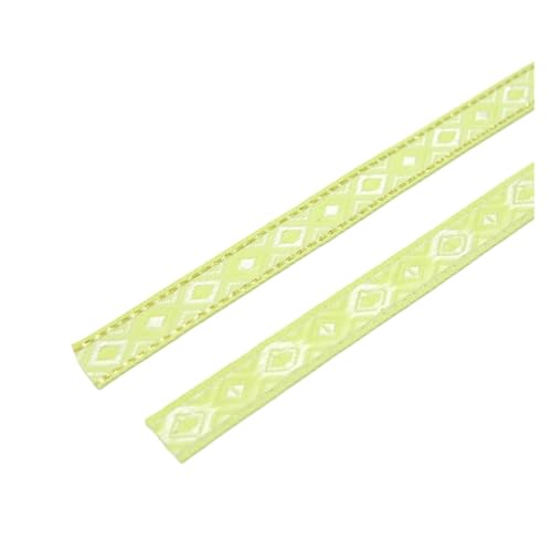 12MM 5 Yards Woven Jacquard Ribbon Lace Trim Dekoration for Kleidung für Kleidung Home Decor Hochzeit Tasche Riemen(Color 8) von MOHUIED