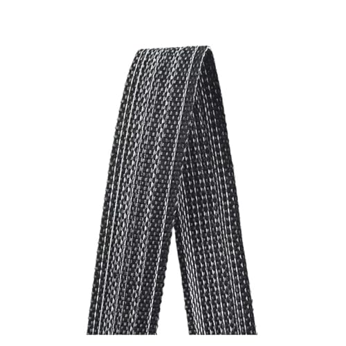 2/5/10M 25-34mm Jacquard Gurtband Spitzenband for Nähen von Kleidung Gepäckband Schuhe Dekorationen Klebeband DIY Zubehör für Kleidung Home Decor Hochzeit Tasche Riemen(Black-30mm,5Meters) von MOHUIED