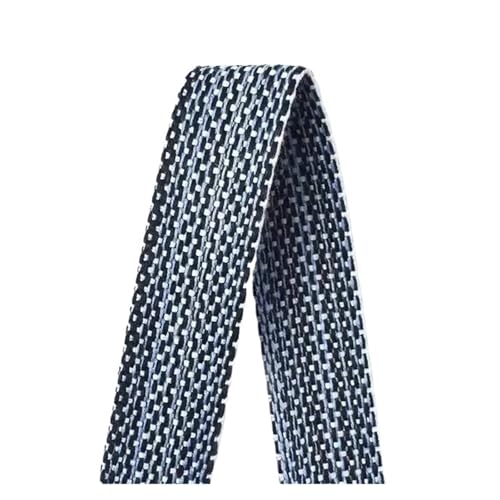 2/5/10M 25-34mm Jacquard Gurtband Spitzenband for Nähen von Kleidung Gepäckband Schuhe Dekorationen Klebeband DIY Zubehör für Kleidung Home Decor Hochzeit Tasche Riemen(Blue-20mm,5Meters) von MOHUIED