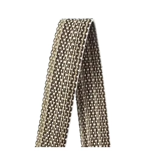 2/5/10M 25-34mm Jacquard Gurtband Spitzenband for Nähen von Kleidung Gepäckband Schuhe Dekorationen Klebeband DIY Zubehör für Kleidung Home Decor Hochzeit Tasche Riemen(Coffee-20mm,2Meters) von MOHUIED