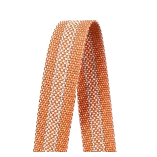2/5/10M 25-34mm Jacquard Gurtband Spitzenband for Nähen von Kleidung Gepäckband Schuhe Dekorationen Klebeband DIY Zubehör für Kleidung Home Decor Hochzeit Tasche Riemen(Orange-30mm,10Meters) von MOHUIED