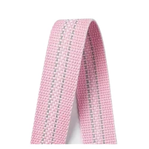 2/5/10M 25-34mm Jacquard Gurtband Spitzenband for Nähen von Kleidung Gepäckband Schuhe Dekorationen Klebeband DIY Zubehör für Kleidung Home Decor Hochzeit Tasche Riemen(Pink-30mm,2Meters) von MOHUIED