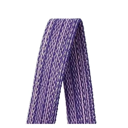 2/5/10M 25-34mm Jacquard Gurtband Spitzenband for Nähen von Kleidung Gepäckband Schuhe Dekorationen Klebeband DIY Zubehör für Kleidung Home Decor Hochzeit Tasche Riemen(Purple-25mm,2Meters) von MOHUIED