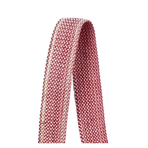 2/5/10M 25-34mm Jacquard Gurtband Spitzenband for Nähen von Kleidung Gepäckband Schuhe Dekorationen Klebeband DIY Zubehör für Kleidung Home Decor Hochzeit Tasche Riemen(Red-20mm,2Meters) von MOHUIED