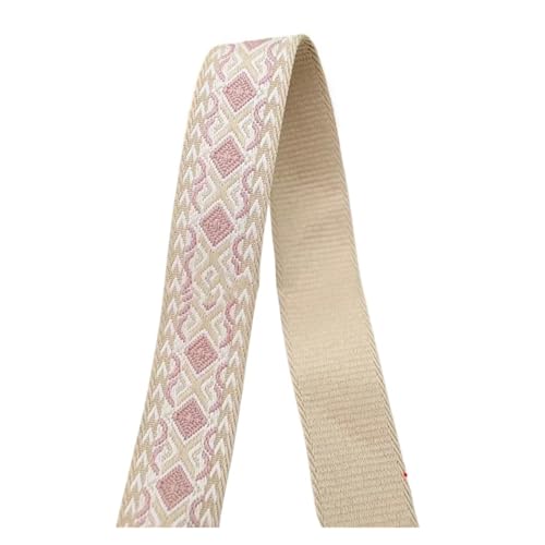 2/5 m, 38/50 mm, Jacquard-Gurtband, 1,8, dickes Band for Nähen von Gepäck, Schultergurt, DIY-Kleidungszubehör für Kleidung Home Decor Hochzeit Tasche Riemen(06-38mm,2Meters) von MOHUIED
