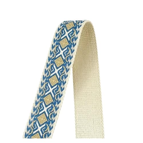 2/5 m, 38/50 mm, Jacquard-Gurtband, 1,8, dickes Band for Nähen von Gepäck, Schultergurt, DIY-Kleidungszubehör für Kleidung Home Decor Hochzeit Tasche Riemen(11-38mm,2Meters) von MOHUIED