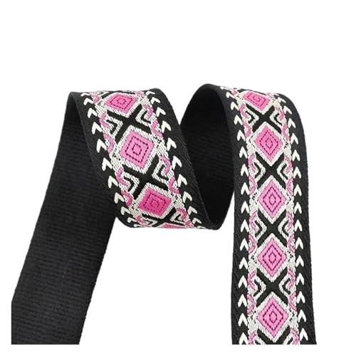 2/5 m, 38/50 mm, Jacquard-Gurtband, 1,8, dickes Band for Nähen von Gepäck, Schultergurt, DIY-Kleidungszubehör für Kleidung Home Decor Hochzeit Tasche Riemen(12-50mm,5Meters) von MOHUIED