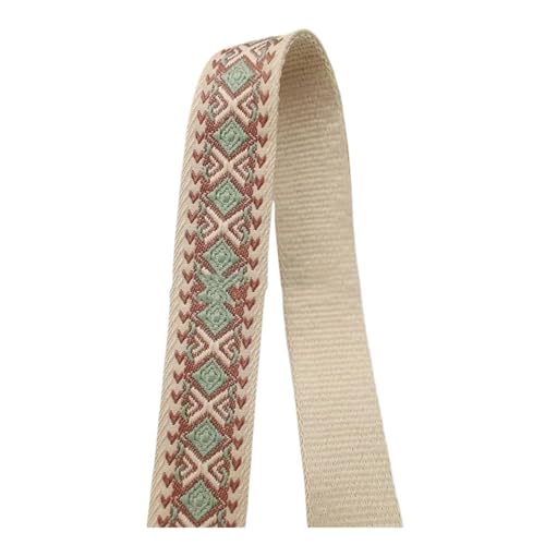 2/5 m, 38/50 mm, Jacquard-Gurtband, 1,8, dickes Band for Nähen von Gepäck, Schultergurt, DIY-Kleidungszubehör für Kleidung Home Decor Hochzeit Tasche Riemen(15-38mm,2Meters) von MOHUIED