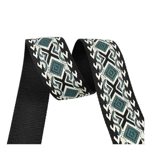 2/5 m, 38/50 mm, Jacquard-Gurtband, 1,8, dickes Band for Nähen von Gepäck, Schultergurt, DIY-Kleidungszubehör für Kleidung Home Decor Hochzeit Tasche Riemen(8-50mm,2Meters) von MOHUIED