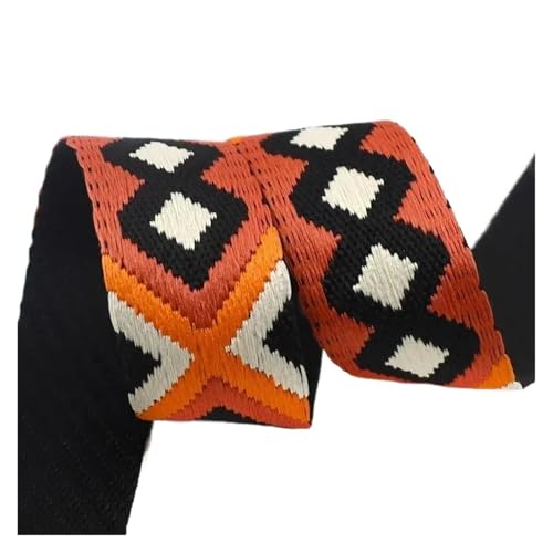 2-5 Meter 38/50 mm Jacquard-Taschengurtband, Gurtband, Bekleidungsdekor, Bundband, Schrägband, DIY-Taschen, Nähzubehör für Kleidung Home Decor Hochzeit Tasche Riemen(03-38mm,2Meters) von MOHUIED