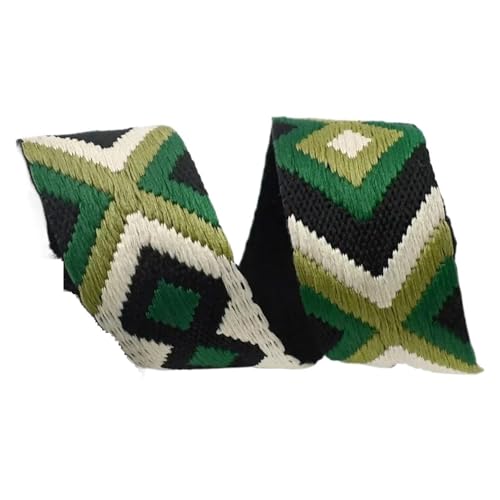 2-5 Meter 38/50 mm Jacquard-Taschengurtband, Gurtband, Bekleidungsdekor, Bundband, Schrägband, DIY-Taschen, Nähzubehör für Kleidung Home Decor Hochzeit Tasche Riemen(04-38mm,5Meters) von MOHUIED