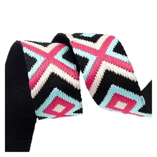 2-5 Meter 38/50 mm Jacquard-Taschengurtband, Gurtband, Bekleidungsdekor, Bundband, Schrägband, DIY-Taschen, Nähzubehör für Kleidung Home Decor Hochzeit Tasche Riemen(16-38mm,3.0Meters) von MOHUIED