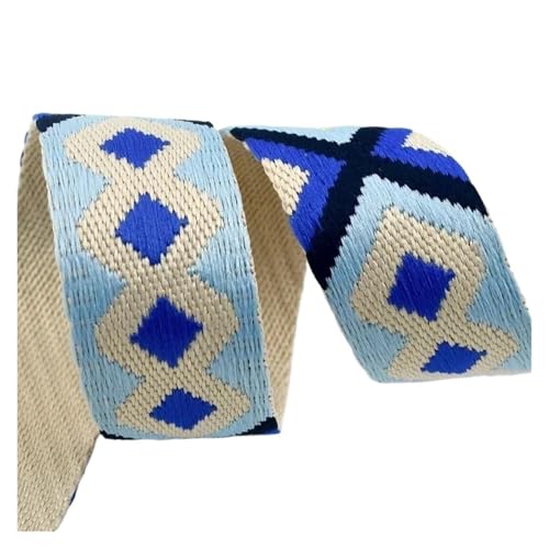 2-5 Meter 38/50 mm Jacquard-Taschengurtband, Gurtband, Bekleidungsdekor, Bundband, Schrägband, DIY-Taschen, Nähzubehör für Kleidung Home Decor Hochzeit Tasche Riemen(19-38mm,5Meters) von MOHUIED