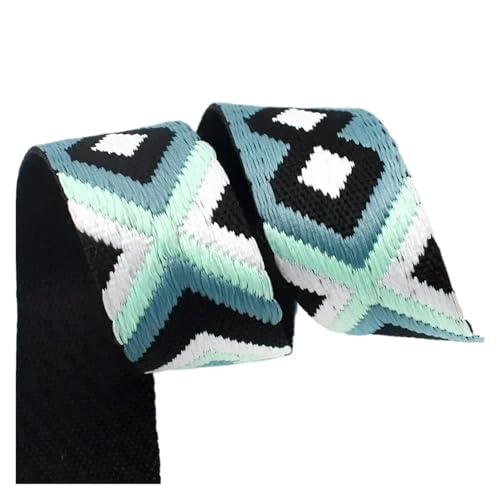 2-5 Meter 38/50 mm Jacquard-Taschengurtband, Gurtband, Bekleidungsdekor, Bundband, Schrägband, DIY-Taschen, Nähzubehör für Kleidung Home Decor Hochzeit Tasche Riemen(25-38mm,5Meters) von MOHUIED