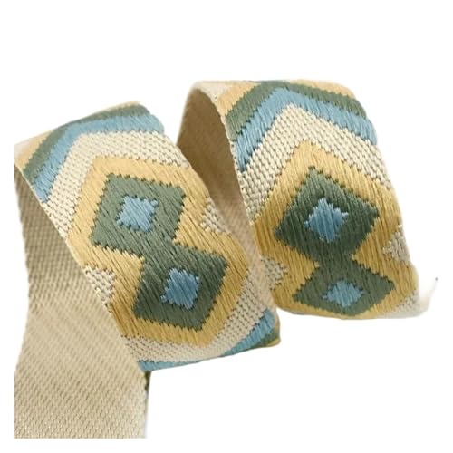 2-5 Meter 38/50 mm Jacquard-Taschengurtband, Gurtband, Bekleidungsdekor, Bundband, Schrägband, DIY-Taschen, Nähzubehör für Kleidung Home Decor Hochzeit Tasche Riemen(29-38mm,5Meters) von MOHUIED
